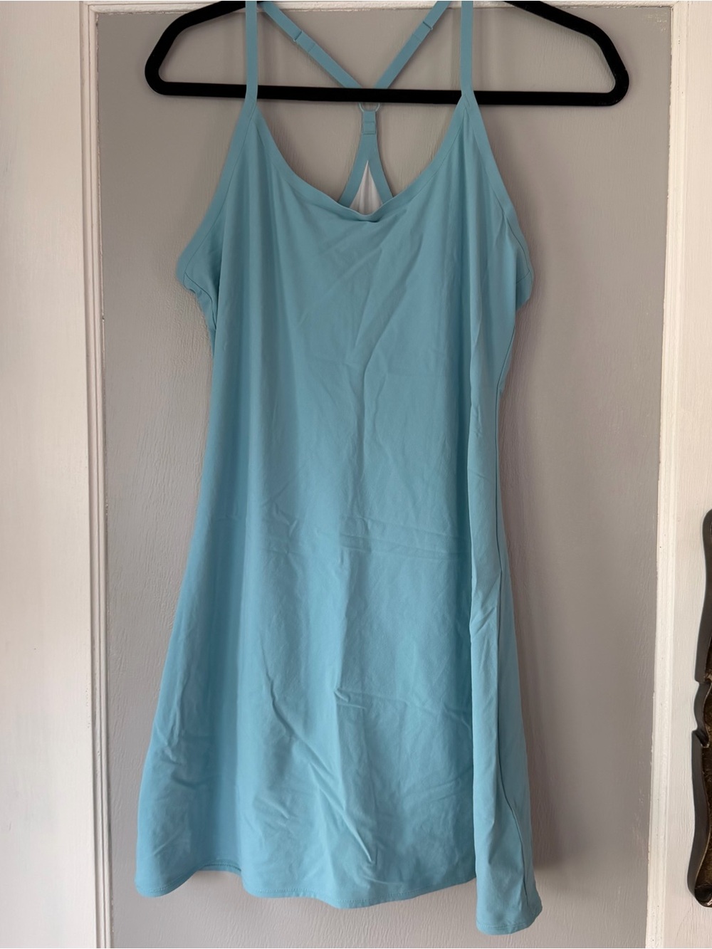 Outdoor Voices - Active Dress, Tahoe Blue medium shorts